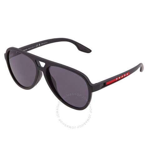 prada dg009r|Prada Linea Rossa Blue Pilot Men's Sunglasses PS 06WS .